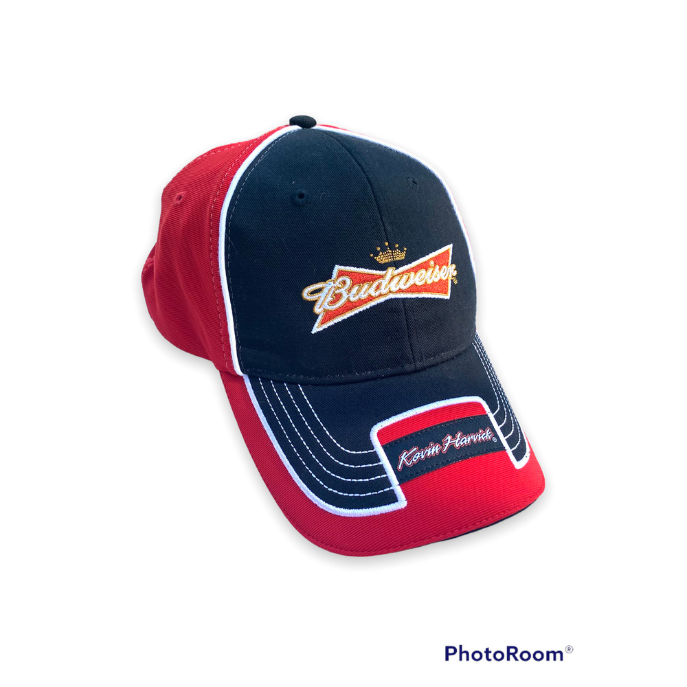 Kevin Harvick 4 Budweiser Nascar Racing Baseball Cap - Picture 1 of 6